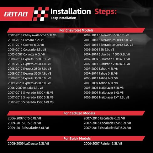 Set of 8 Square Ignition Coil Pack and Spark Plug Wires Harness for 5.3 V8 2007 2008 2009 2010 2011 Chevy Silverado 1500 Avalanche Tahoe Suburban GMC Yukon Sierra Coils 5.3L Replaces UF413 in Saudi Arabia
