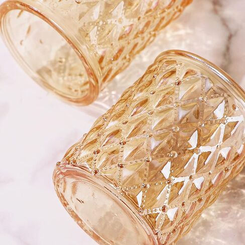 24pcs Pink Votive Candle Holders, Girl Baby Shower Decorations, Tealight Candle Holder for Valentine's Day, Wedding, Brithday Party, Table Centerpiece in Kuwait