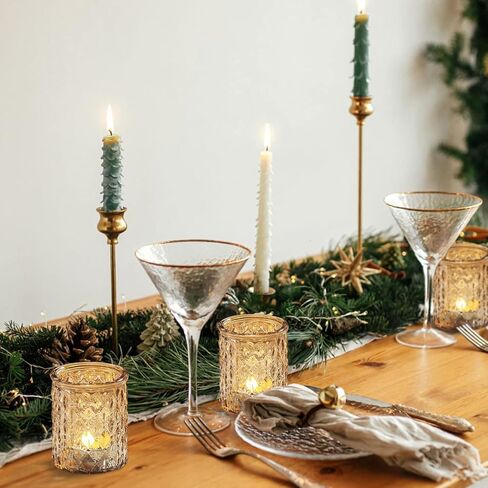 24pcs Pink Votive Candle Holders, Girl Baby Shower Decorations, Tealight Candle Holder for Valentine's Day, Wedding, Brithday Party, Table Centerpiece in Kuwait