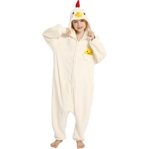 Unisex Kids Animal Oneise Pajamas, Boys Girls Flannel Hooded Halloween Cosplay Costume/Homewear/Sleepwear in Kuwait