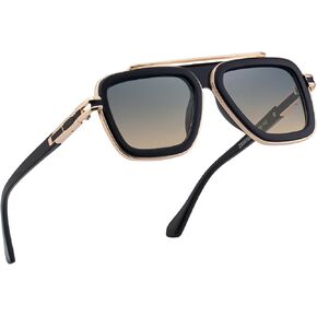 Fashion Mens Sunglasses Shades 56mm UV 400 Protection Lens Sun Glasses Square (98082) in Kuwait