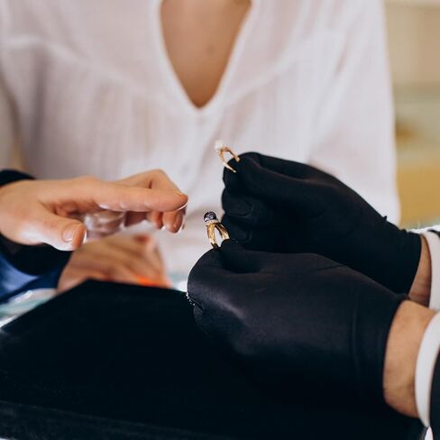 4 Pairs Black Gloves Men, Nylon Formal Tuxedo Glove, Uniform Gloves, Marching Band Honor Guard Parade Glove for Men, Women, Formal, Cosplay, Halloween Costumes, Color Guard, Party in Kuwait