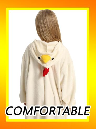 Unisex Kids Animal Oneise Pajamas, Boys Girls Flannel Hooded Halloween Cosplay Costume/Homewear/Sleepwear in Kuwait