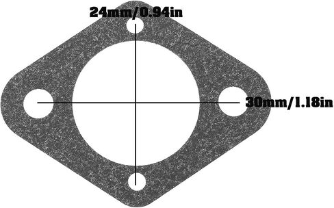 4x Chainsaw Carburetor Gaskets 86189 Compatible with MCCULLOCH Pro Mac 10-10 800 700 555 in Saudi Arabia