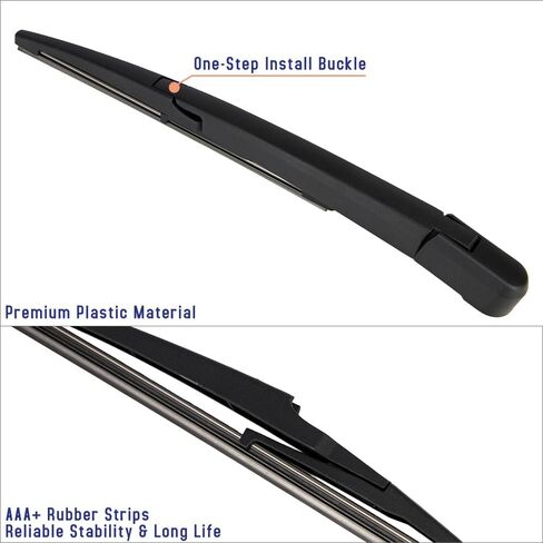 Rear Windshield Wiper Arm Blade Assembly Kit Compatible with Chevrolet Cruze 2017-2019 Rear Window Wiper, Replacement 13419000 in Saudi Arabia