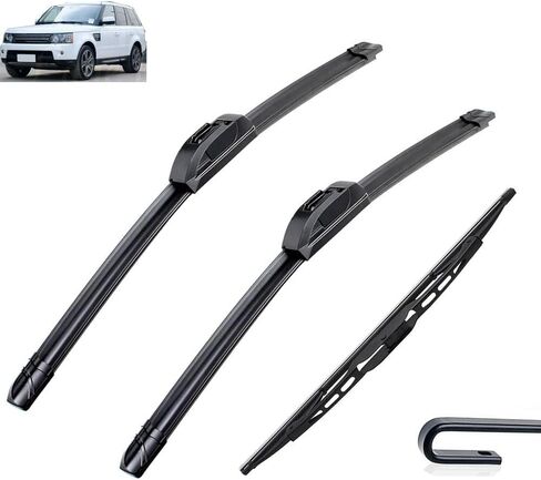 شفرات ممسحة الأمامية والخلفية المقدمة لـ Land Rover Range Rover Sport 2005-2012 Windshield Windscreen Window 22 "22" 16 " in Kuwait