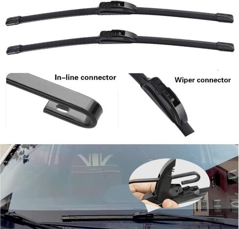 شفرات ممسحة الأمامية والخلفية المقدمة لـ Land Rover Range Rover Sport 2005-2012 Windshield Windscreen Window 22 "22" 16 " in Kuwait