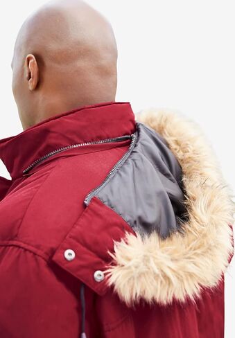 KingSize Men's Big & Tall Arctic Down Parka With Detachable Hood And Insulated Cuffs in Saudi Arabia