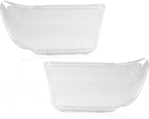 PIT66 Headlight Cover Compatible with 2007-2013 Toyota Tundra/2008-2017 Toyota Sequoia 811100C051 811500C051 Left Driver and Right Passenger Side Clear in Saudi Arabia