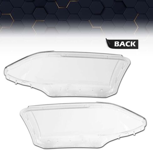 PIT66 Headlight Cover Compatible with 2007-2013 Toyota Tundra/2008-2017 Toyota Sequoia 811100C051 811500C051 Left Driver and Right Passenger Side Clear in Saudi Arabia
