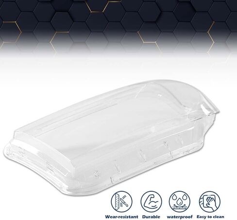 PIT66 Headlight Cover Compatible with 2007-2013 Toyota Tundra/2008-2017 Toyota Sequoia 811100C051 811500C051 Left Driver and Right Passenger Side Clear in Saudi Arabia