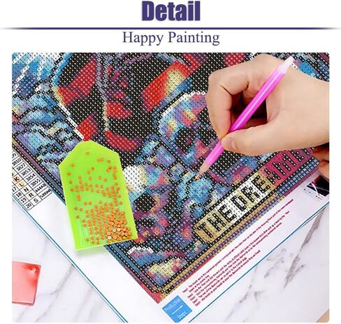 LWZAYS الطيور الماس مجموعات الطلاء للبالغين زهرة، 5D DIY الحفر الكامل جولة الماس الفن الأحجار الكريمة عمودي مثالي لديكور جدار المنزل 12x16 بوصة / 30 * 40 سم in Kuwait