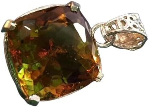 56.86 Ct Certified Natural Zultanite 7-Color Pendant in 925 Silver – Loose Gemstone for Jewelry Making in Saudi Arabia