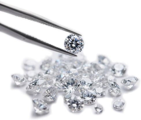 أحجار مويسانيت فضفاضة صغيرة الحجم 0.8-3.5mm d غير ملونة VVS1 جولة ممتازة قطع الأحجار الكريمة moissanite الصغيرة للماس المخصص يهودي in Kuwait