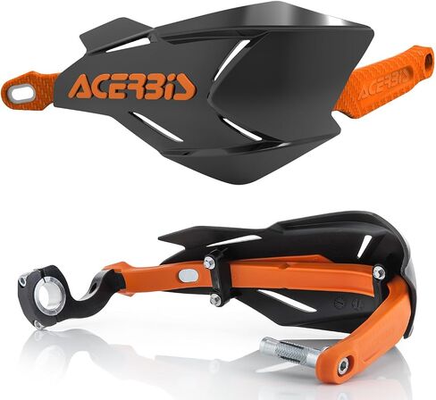 Acerbis 22397.313 Moto Hand Guards ، Black/Orange ، Size Unifit in Saudi Arabia
