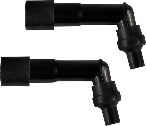 Caltric 21130-1010 21130-1002 SPACK Plug Boot Cap متوافق مع Kawasaki Vulcan 750 VN750 1986-2006 / Vulcan 88 VN1500 1987-1995 / Mojave 250 KSF250 1987-2000 in Kuwait