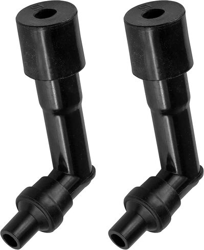 Caltric 21130-1010 21130-1002 SPACK Plug Boot Cap متوافق مع Kawasaki Vulcan 750 VN750 1986-2006 / Vulcan 88 VN1500 1987-1995 / Mojave 250 KSF250 1987-2000 in Kuwait