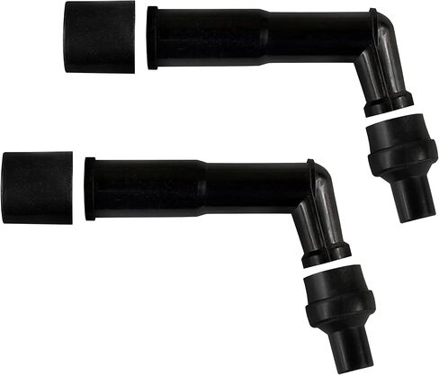Caltric 21130-1010 21130-1002 SPACK Plug Boot Cap متوافق مع Kawasaki Vulcan 750 VN750 1986-2006 / Vulcan 88 VN1500 1987-1995 / Mojave 250 KSF250 1987-2000 in Kuwait