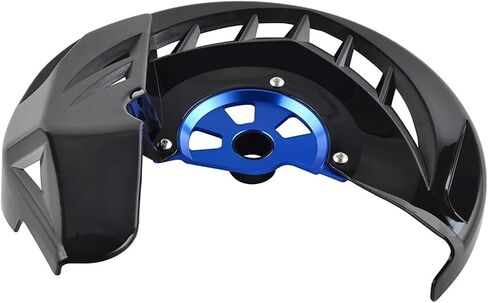 متوافق مع YZ250F YZ450F YZF 250 450 2014-2021 2020 2019 2018 YZ250FX YZ450FX 2021 حارس قرص الفرامل الأمامي للدراجة النارية (أسود) in Saudi Arabia