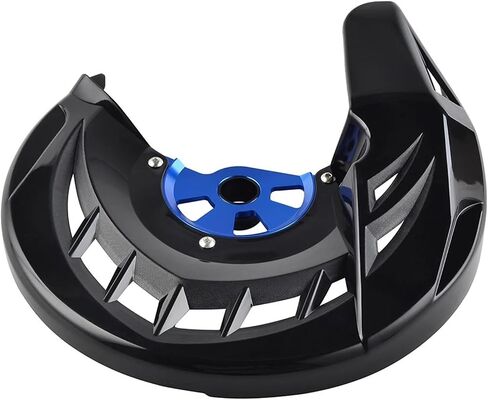 متوافق مع YZ250F YZ450F YZF 250 450 2014-2021 2020 2019 2018 YZ250FX YZ450FX 2021 حارس قرص الفرامل الأمامي للدراجة النارية (أسود) in Saudi Arabia