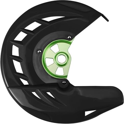 Compatible with KX250F KX450F KXF 250 450 2006-2018 KX125 KX250 2006-2008 KLX450R 2008-2015 Front Brake Disc Guard Cover(Black) in Saudi Arabia