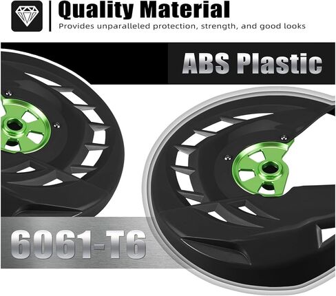 Compatible with KX250F KX450F KXF 250 450 2006-2018 KX125 KX250 2006-2008 KLX450R 2008-2015 Front Brake Disc Guard Cover(Black) in Saudi Arabia