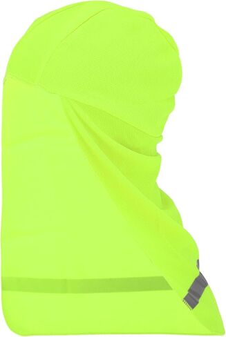 Cycling Hat Sweat and Moisture Wicking Reflective Hard Hat Liner Mesh Fabric Fluorescent Green 22x42cm 1 Pcs in Saudi Arabia