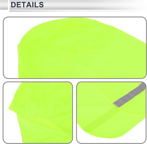 Cycling Hat Sweat and Moisture Wicking Reflective Hard Hat Liner Mesh Fabric Fluorescent Green 22x42cm 1 Pcs in Saudi Arabia