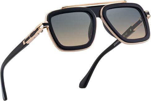 Fashion Mens Sunglasses Shades 56mm UV 400 Protection Lens Sun Glasses Square (98082) in Kuwait