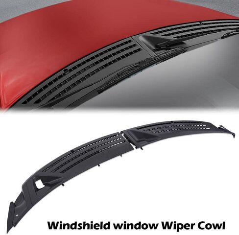 G-PLUS Windshield Wiper Cowl Vent Grille Panel Compatible with Ford Mustang GT SVT 1999-2004 Replacement for 3R3Z 6302228 AAA, 3R3Z6302228AAA in Saudi Arabia