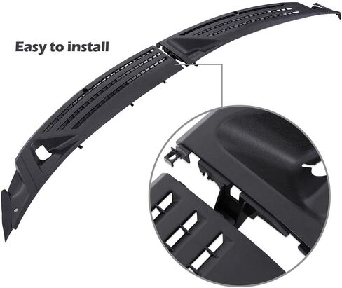 G-PLUS Windshield Wiper Cowl Vent Grille Panel Compatible with Ford Mustang GT SVT 1999-2004 Replacement for 3R3Z 6302228 AAA, 3R3Z6302228AAA in Saudi Arabia