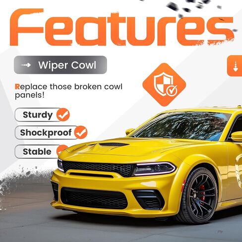 لوحة القربون ممسحة الزجاج الأمامي متوافقة مع استبدال Dodge Charger AWD 2012-2023 لـ 5701030314ai Air Windele Window لوحة قرب in Saudi Arabia