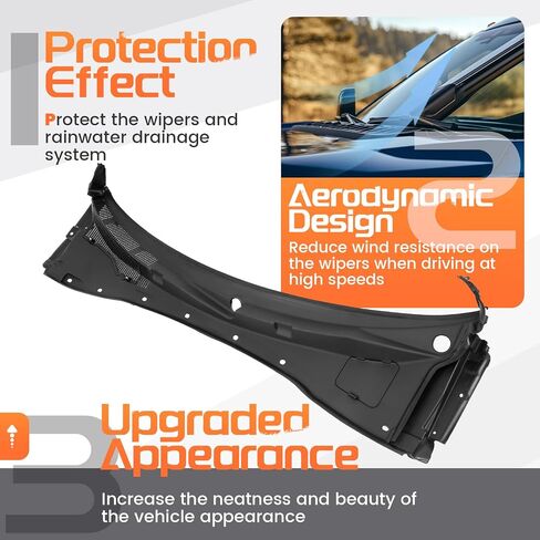 لوحة القربون ممسحة الزجاج الأمامي متوافقة مع استبدال Dodge Charger AWD 2012-2023 لـ 5701030314ai Air Windele Window لوحة قرب in Saudi Arabia