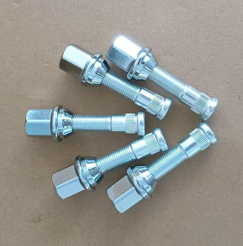 5pcs M14-1.50 مسامير مسمار العجلة المسننة 610-615-0.63 'Knurl ، 2.35' in Kuwait