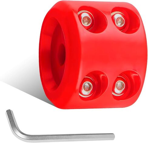 Winch Stopper for Cable, Rubber Winch Cable Stopper with Allem Wrench for Synthetic Rope and Wire, Wearproof Stopper Winch Saver Protect Towing Hook Univeral for ATV UTV (Black) in Saudi Arabia