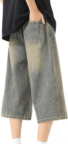 Womans Y2k Baggy Jean Shorts Straight Loose Fit Denim Shorts Summer Casual Jorts Streetwear Clothes in Saudi Arabia
