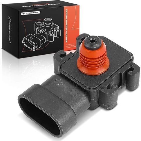 A-Premium Turbocharger Boost Sensor [3 دبابيس] متوافق مع شيفروليه سيلفرادو 2500 3500 HD ، سيلفرادو 3500 ، سيلفرادو 3500 كلاسيك ، إكسبريس 4500 و GMC Sierra 2500 3500 HD ، Savana 4500 ، 6.6L in Saudi Arabia
