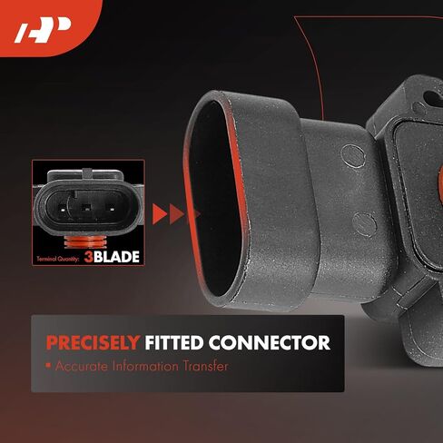 A-Premium Turbocharger Boost Sensor [3 دبابيس] متوافق مع شيفروليه سيلفرادو 2500 3500 HD ، سيلفرادو 3500 ، سيلفرادو 3500 كلاسيك ، إكسبريس 4500 و GMC Sierra 2500 3500 HD ، Savana 4500 ، 6.6L in Saudi Arabia
