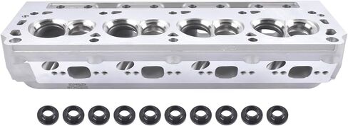 Bare Cylinder Head Replacement for Ford Small Block SBF 289 302 351W 5.0L V8 Aluminum 61cc Chamber 185cc Intake 65cc Exhaust Runner GELUOXI in Saudi Arabia
