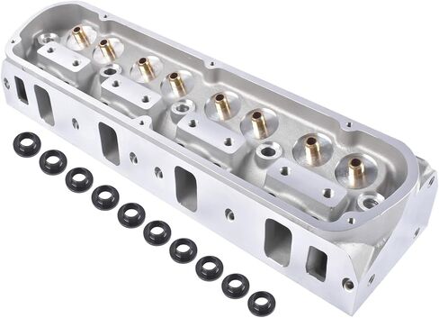 Bare Cylinder Head Replacement for Ford Small Block SBF 289 302 351W 5.0L V8 Aluminum 61cc Chamber 185cc Intake 65cc Exhaust Runner GELUOXI in Saudi Arabia