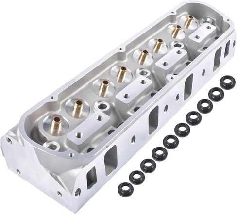 Bare Cylinder Head Replacement for Ford Small Block SBF 289 302 351W 5.0L V8 Aluminum 61cc Chamber 185cc Intake 65cc Exhaust Runner GELUOXI in Saudi Arabia