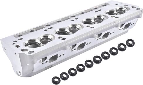 Bare Cylinder Head Replacement for Ford Small Block SBF 289 302 351W 5.0L V8 Aluminum 61cc Chamber 185cc Intake 65cc Exhaust Runner GELUOXI in Saudi Arabia