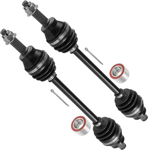 Caltric Rear Left and Right Cv Joint Axle with Bearing Compatible with Polaris Hawkeye 300 2X4 4X4 2006-2011 in Saudi Arabia