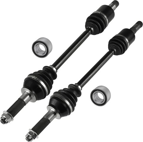 Caltric Rear Left and Right Cv Joint Axle with Bearing Compatible with Polaris Ranger Xp 700 4X4 Efi 2007-2008 in Saudi Arabia