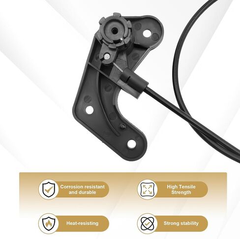 Partsflow Hood Ferex Cable & Pull Handle for Land Rover Range Rover لعام 2003 2004 2005 2006 2007 2008 2009 Land Rover Range Rover 4.2L/4.4L 912223 FPF500050 LR008372 in Kuwait