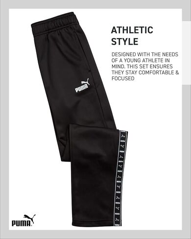 PUMA Boys Sweatpants - Performance Boys Jogger Pants with Drawstring & Pockets - Soft Fleece Athletic Sweatpants (Sizes 8-20) in Kuwait