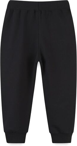 Amiyan Toddler Sweatpants بنطلون القطن مع جيب وركض السراويل المزخرفة للأطفال 2-7Y in Kuwait