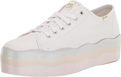 حذاء رياضي نسائي من Keds Triple Up Canvas Wave Foxing in Saudi Arabia
