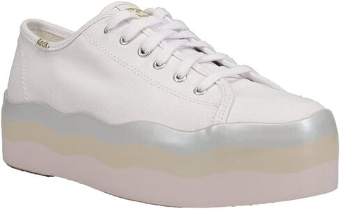 حذاء رياضي نسائي من Keds Triple Up Canvas Wave Foxing in Saudi Arabia