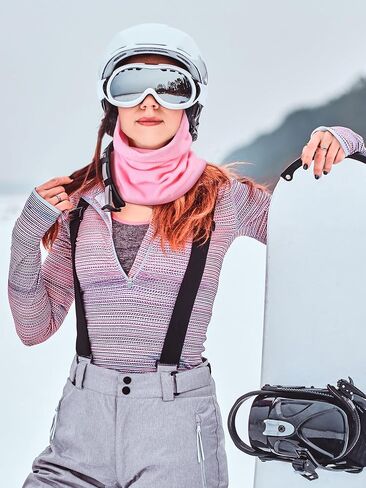 2 قطعان شتاء الرقبة تدفئة التزلج الوجه Gaiter Fleece وشاح الرياح الرأس المقاوم للرياح مع تغطية وجه الرباط للتزلج على التزلج in Saudi Arabia